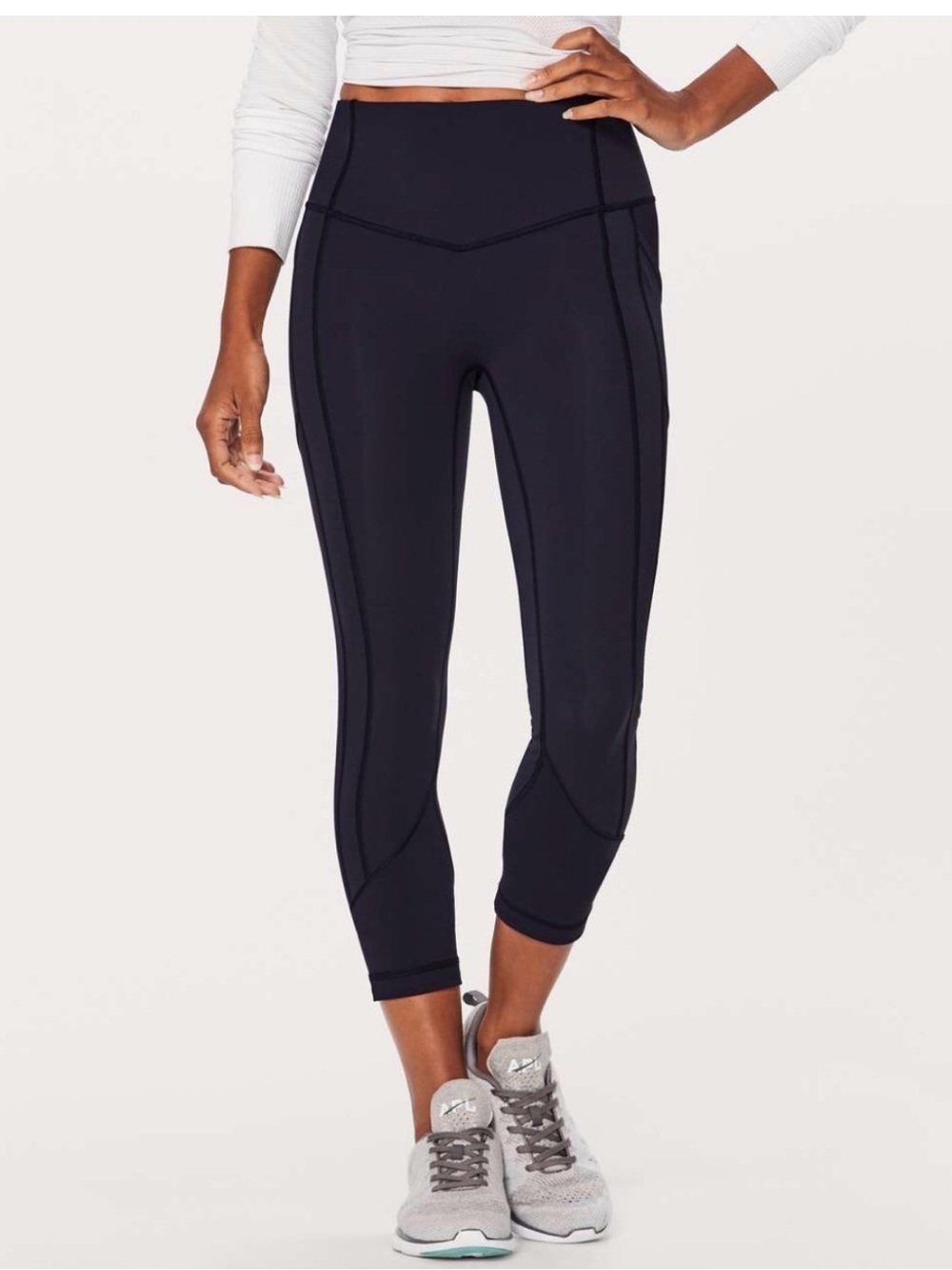 Lululemon All The Right Places Crop II *23" Midnight Navy